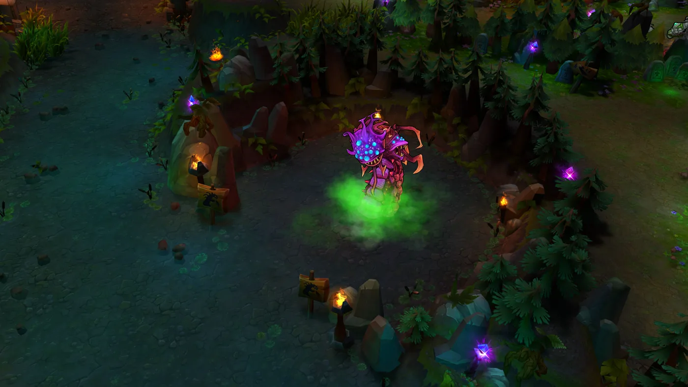League of Legends Baron Nashor objective fight (screenshot)